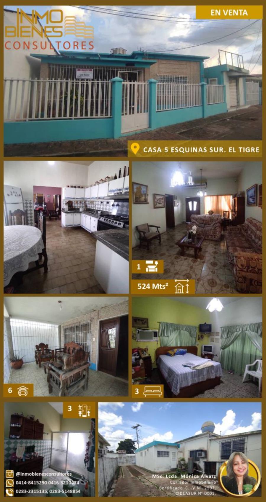 Foto Casa en Venta en El Tigre, Anzotegui - U$D 27.500 - CAV208331 - BienesOnLine
