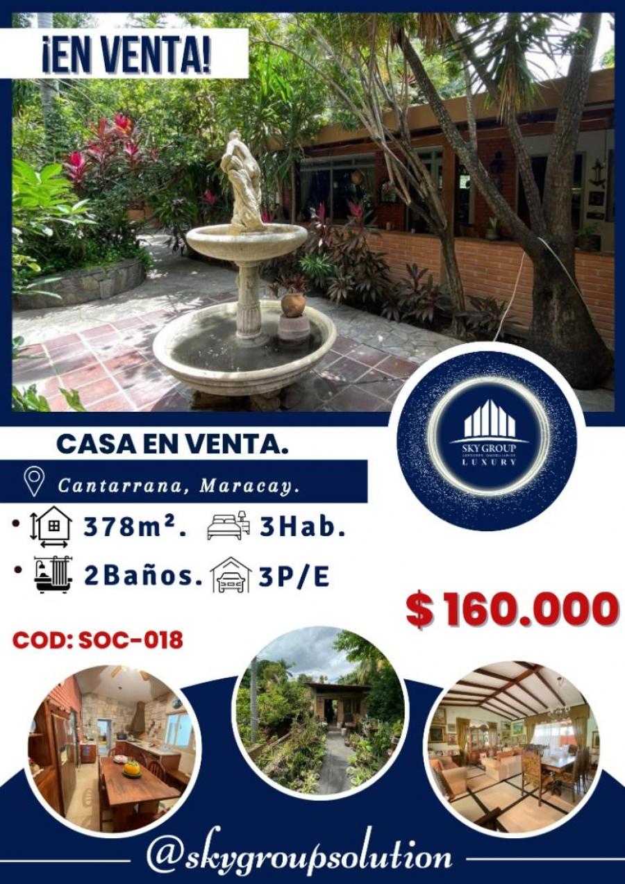 Foto Casa en Venta en Cantarrana, Maracay, Aragua - U$D 160.000 - CAV180023 - BienesOnLine