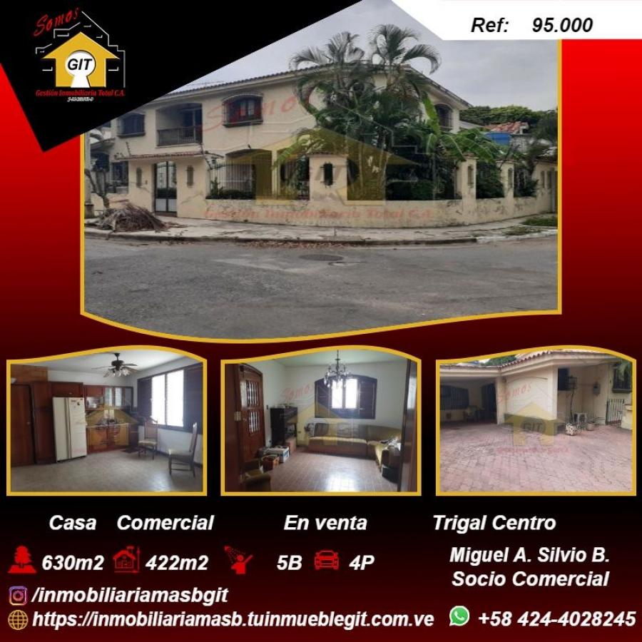 Foto Casa en Venta en Trigal Centro, Valencia, Carabobo - U$D 95.000 - CAV197809 - BienesOnLine