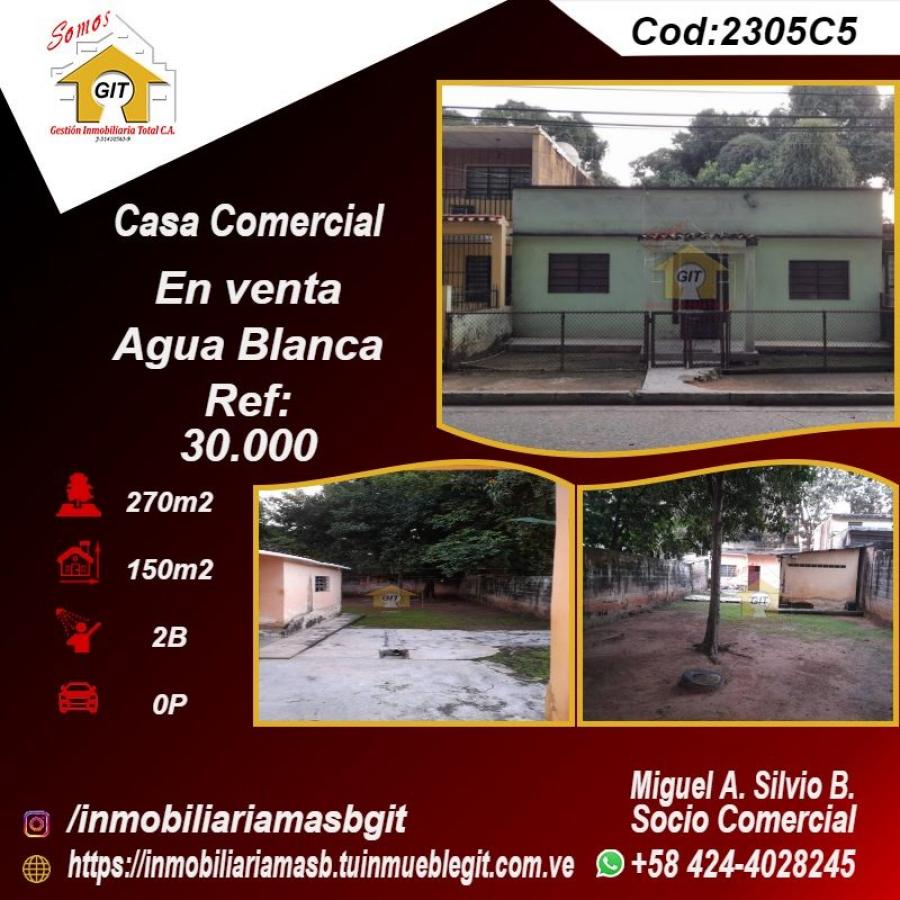 Foto Casa en Venta en Agua Blanca, Valencia, Carabobo - U$D 30.000 - CAV197907 - BienesOnLine