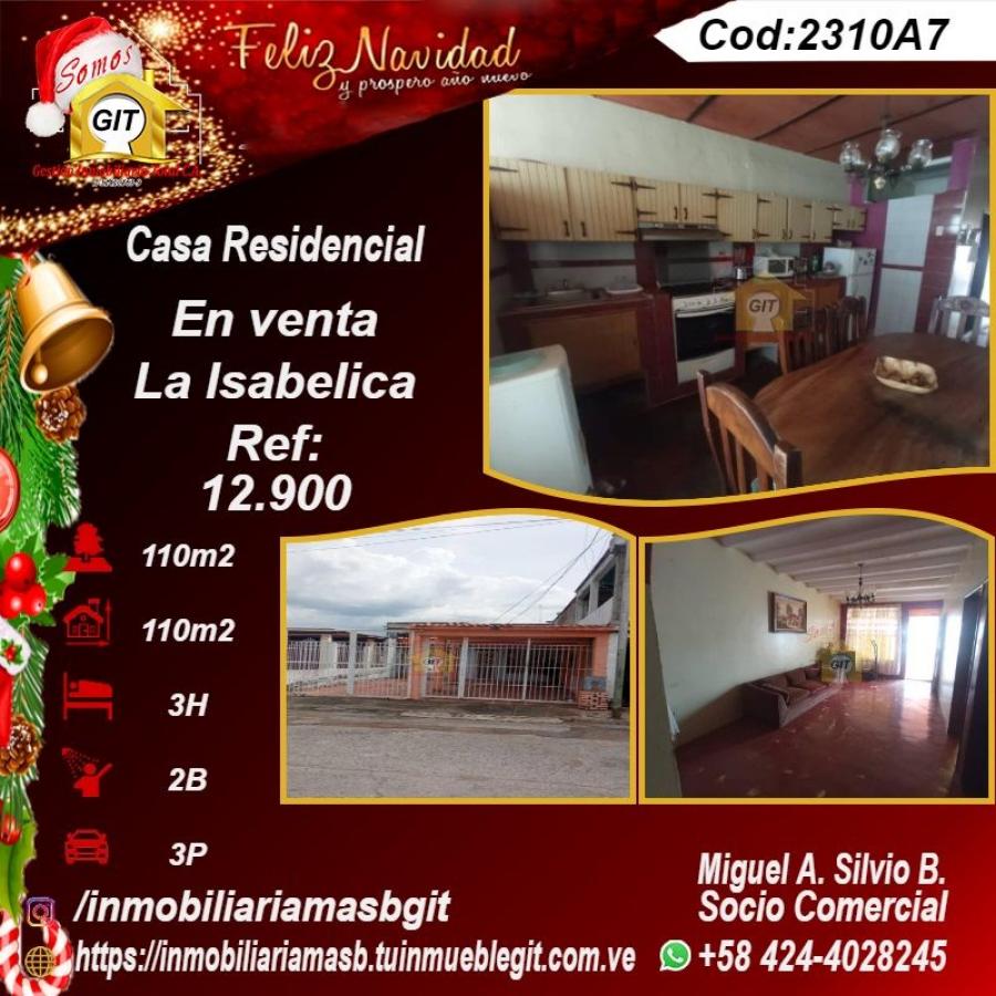 Foto Casa en Venta en La isabelica, Valencia, Carabobo - U$D 12.900 - CAV208914 - BienesOnLine