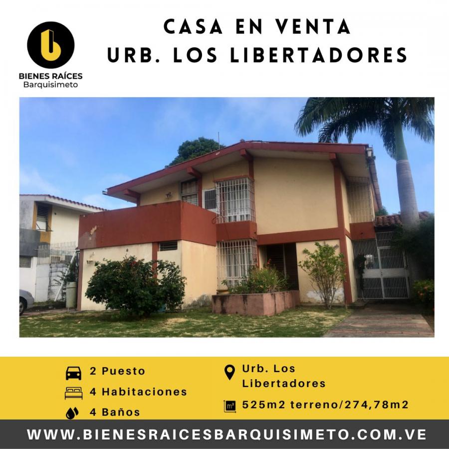 Foto Casa en Venta en Los Libertadores, Barquisimeto, Lara - U$D 120.000 - CAV186526 - BienesOnLine