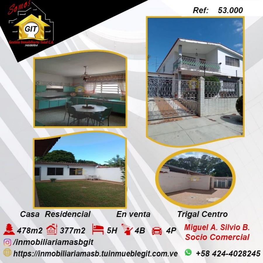 Foto Casa en Venta en Trigal Norte, Valencia, Carabobo - U$D 53.000 - CAV221649 - BienesOnLine