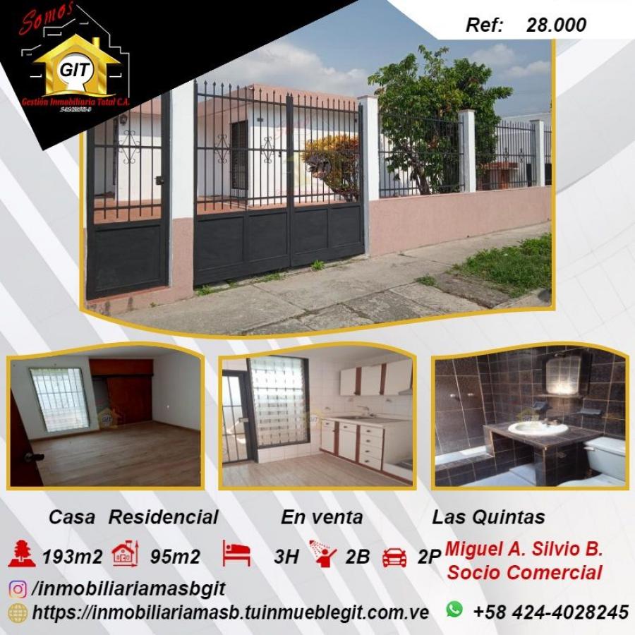 Foto Casa en Venta en Las Quintas, Naguanagua, Carabobo - U$D 28.000 - CAV225796 - BienesOnLine