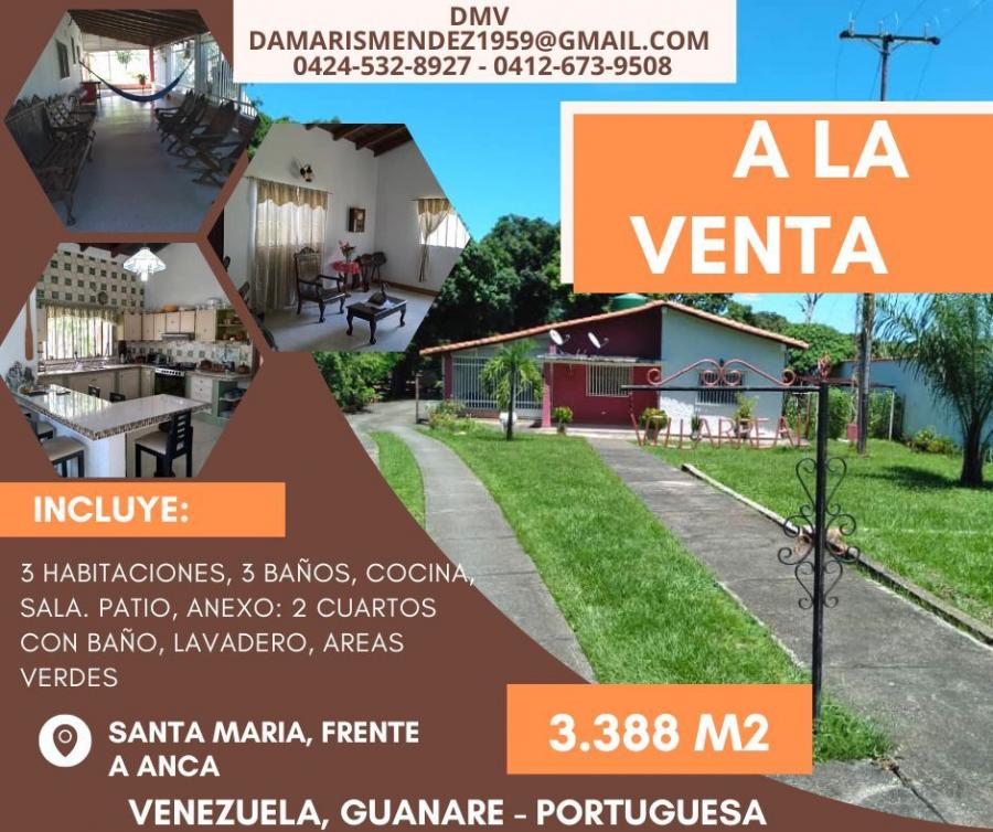 Foto Casa en Venta en Guanare, Portuguesa - U$D 30.000 - CAV179125 - BienesOnLine