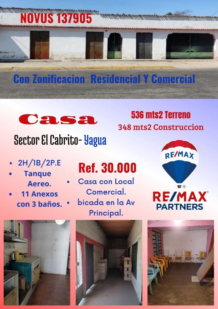 Foto Casa en Venta en Yagua, Yagua, Carabobo - U$D 30.000 - CAV167605 - BienesOnLine