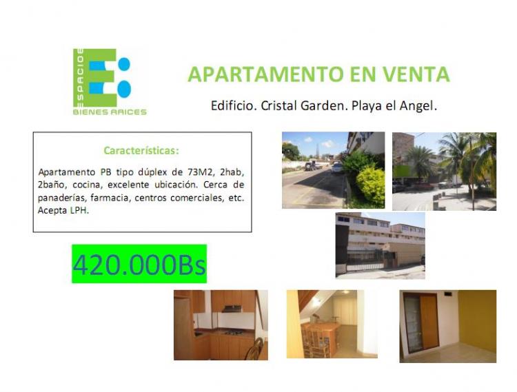 Foto Apartamento en Venta en Playa el Angel, Porlamar, Nueva Esparta - BsF 350.000 - APV15866 - BienesOnLine
