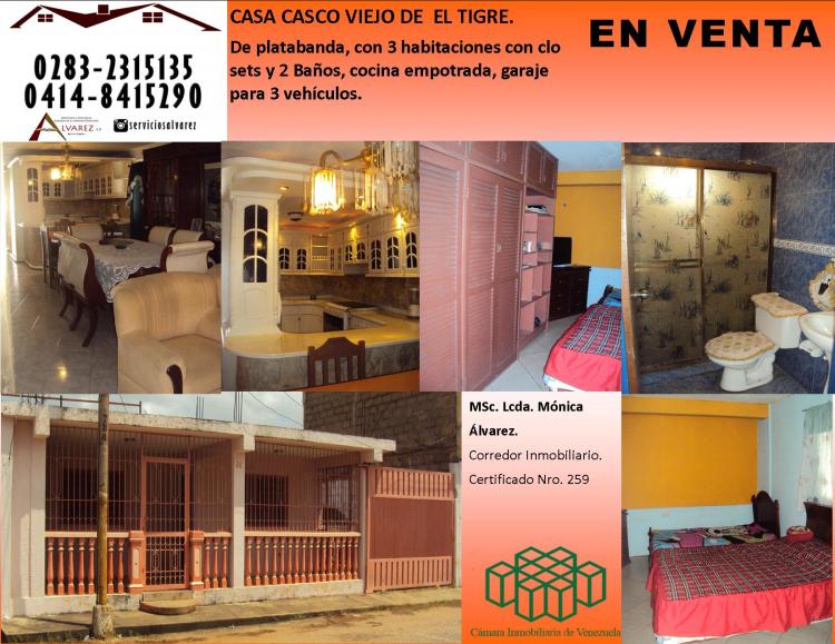 Foto Casa en Venta en El Tigre, Anzotegui - BsF 3.000.000 - CAV110204 - BienesOnLine