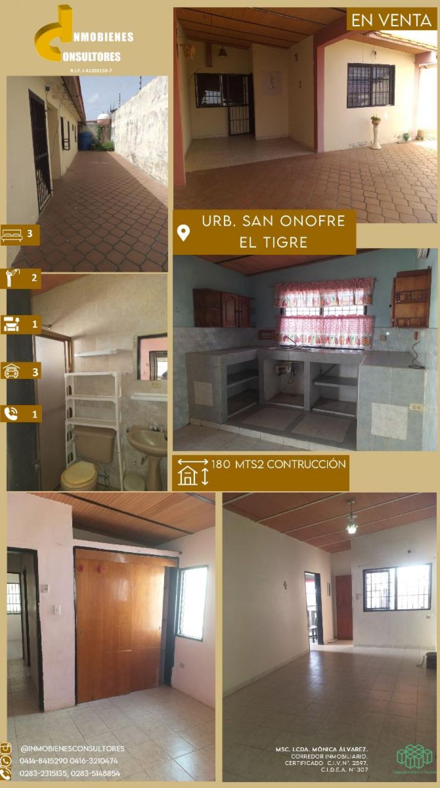 Foto Casa en Venta en San Onofe, El Tigre, Anzotegui - U$D 16.000 - CAV131821 - BienesOnLine