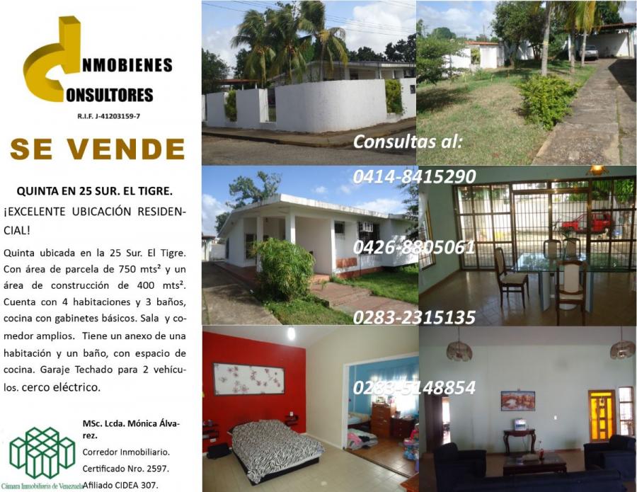Foto Casa en Venta en El Tigre, Anzotegui - BsF 35.000 - CAV114012 - BienesOnLine