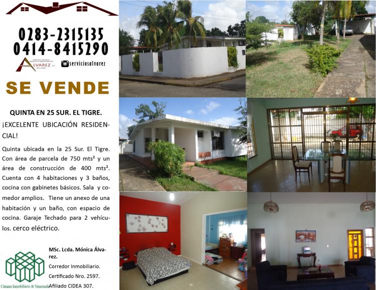 Foto Casa en Venta en El Tigre, Anzotegui - BsF 35.000 - CAV105673 - BienesOnLine