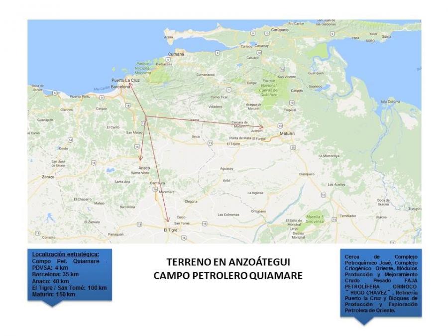 Foto Terreno en Venta en Aragua de las Lajas, QUIAMARE, MUN. LIBERTAD, ESTA, Libertad, Anzotegui - 108 hectareas - U$D 60.000 - TEV132063 - BienesOnLine