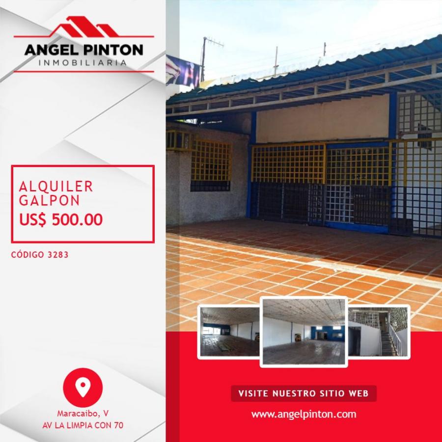 Foto Galpon en Alquiler en ZONA ESTE, LA LIMPIA, Zulia - U$D 500 - GAA222965 - BienesOnLine