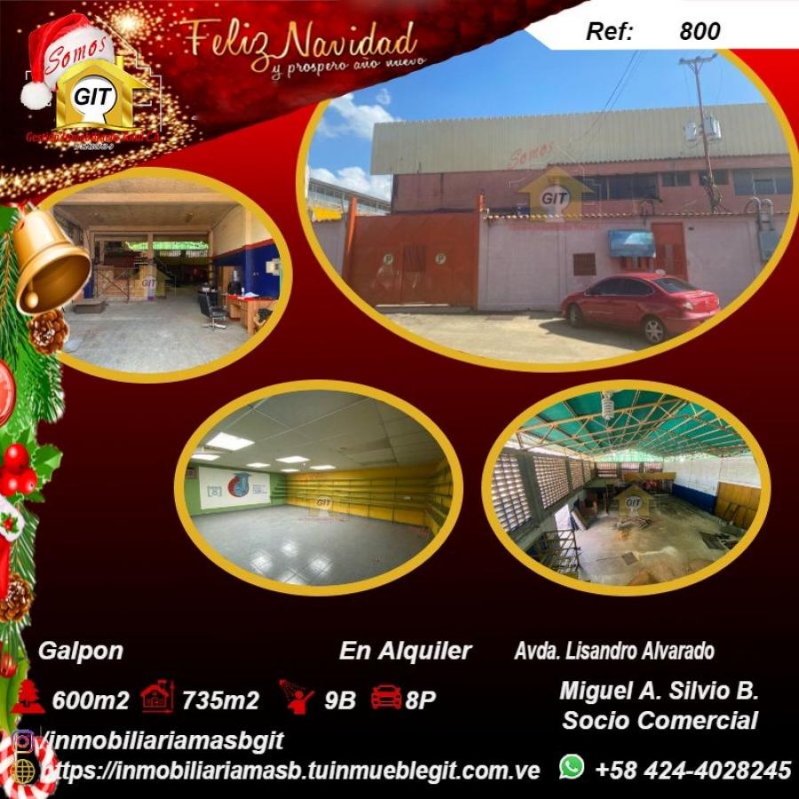 Foto Galpon en Alquiler en Av Lisandro Alvarado, Valencia, Carabobo - U$D 800 - GAA214534 - BienesOnLine