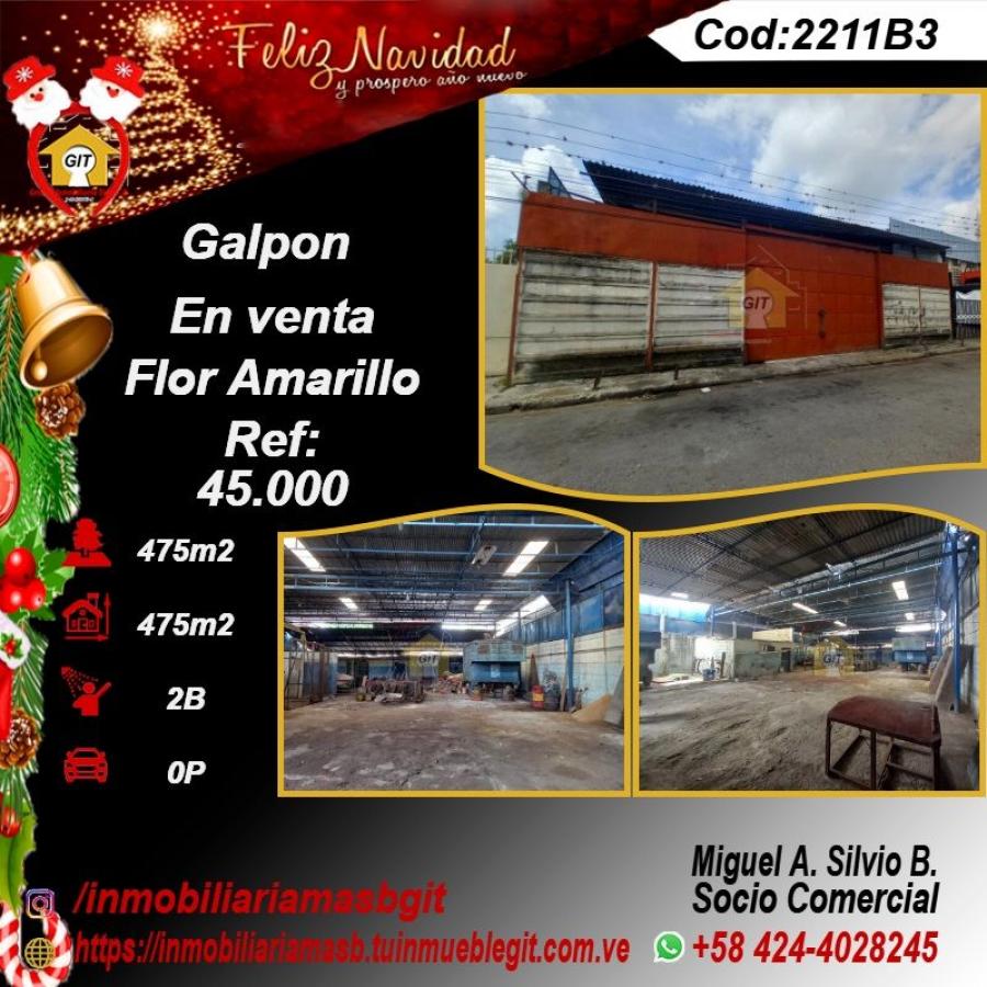 Foto Galpon en Venta en Flor Amarillo, Valencia, Carabobo - U$D 45.000 - GAV183355 - BienesOnLine