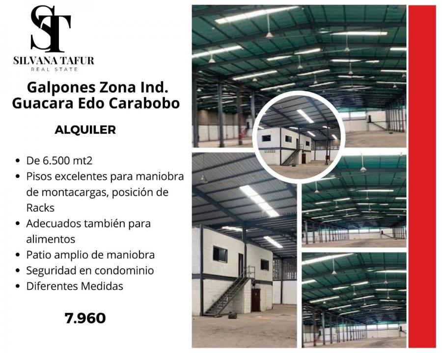 Foto Galpon en Alquiler en Zona Industrial Guacara, Guacara, Carabobo - U$D 7.960 - GAA192749 - BienesOnLine