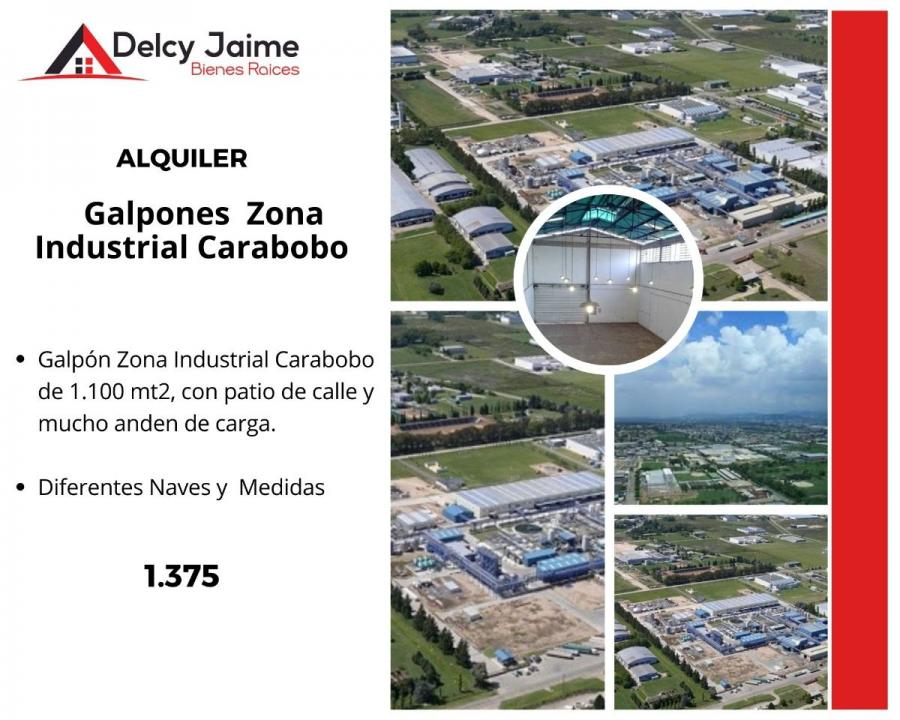 Foto Galpon en Alquiler en Zona Industrial Carabobo, Valencia, Carabobo - U$D 1.375 - GAA192703 - BienesOnLine