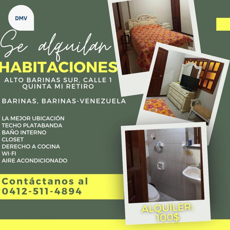 Foto Habitacion en Alquiler en Barinas, Barinas - U$D 100 - A192384 - BienesOnLine