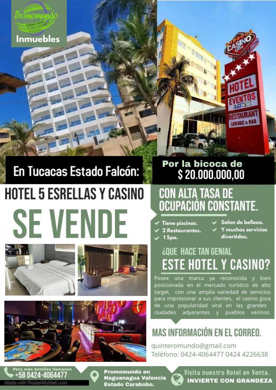 Foto Hotel en Venta en Tucacas, TUCACAS, Falcn - U$D 20.000.000 - HOV199015 - BienesOnLine