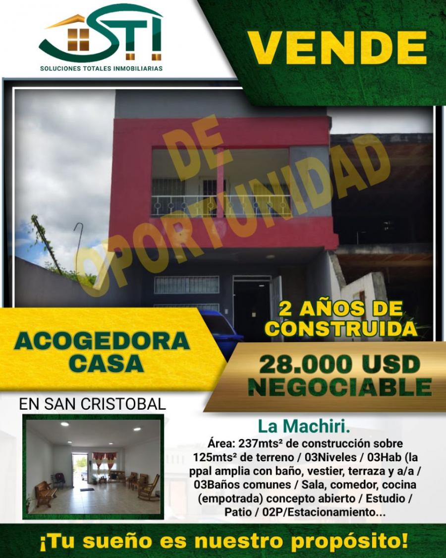 Foto Casa en Venta en San Cristóbal, Táchira - U$D 28.000 - CAV174811 - BienesOnLine