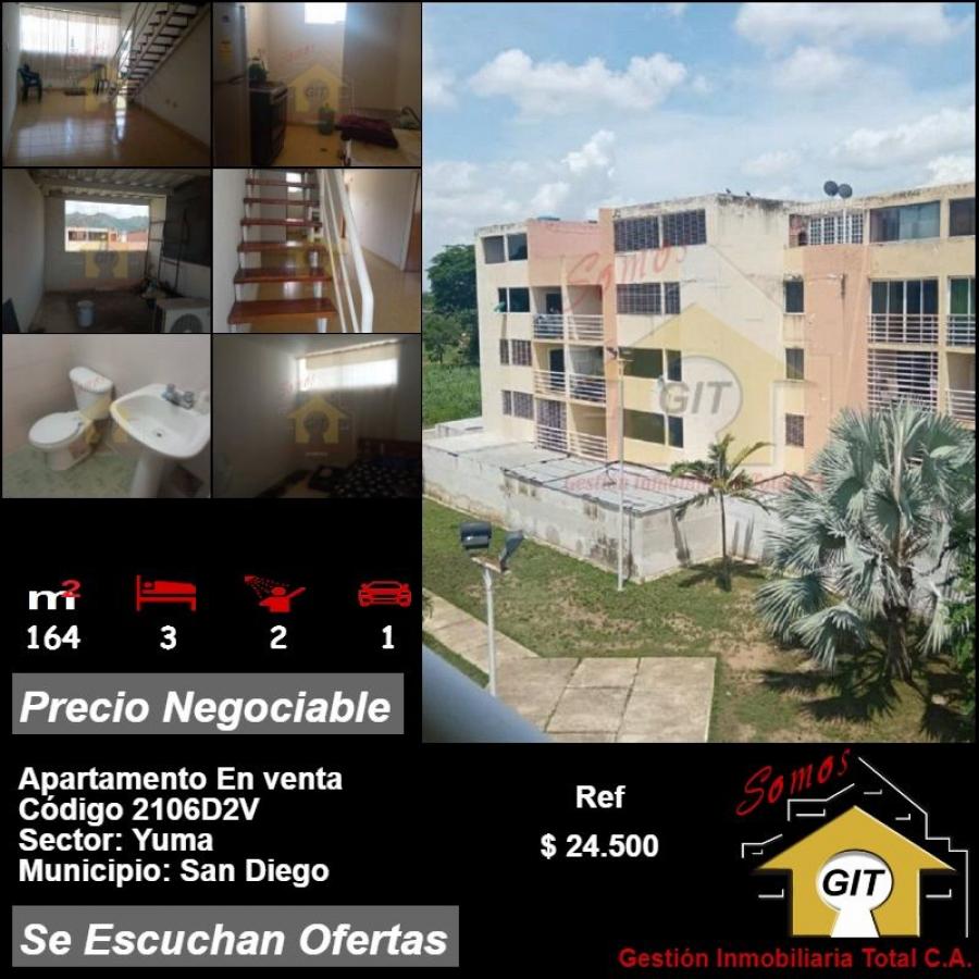 Foto Apartamento en Venta en Yuma, San Diego, Carabobo - U$D 24.500 - APV180924 - BienesOnLine