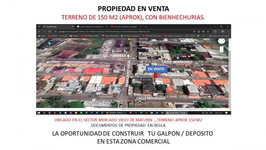 Foto Terreno en Venta en San Simon, Maturín, Monagas - U$D 30.000 - TEV227878 - BienesOnLine