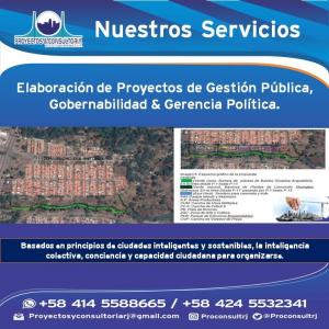 Proyectos de Gestión Pública, Gobernabilidad y Gerencia Política 