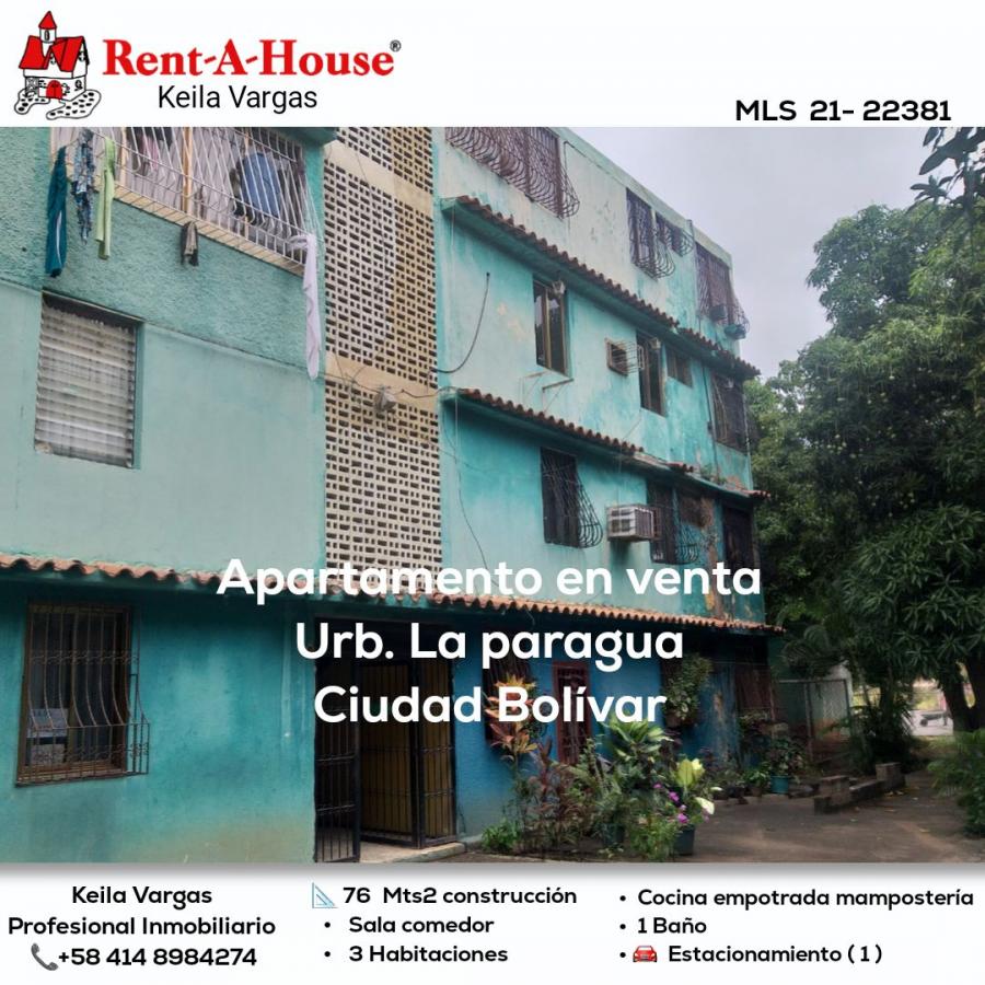 Foto Apartamento en Venta en Vista hermosa, Ciudad Bolvar, Bolvar - U$D 5.500 - APV154707 - BienesOnLine