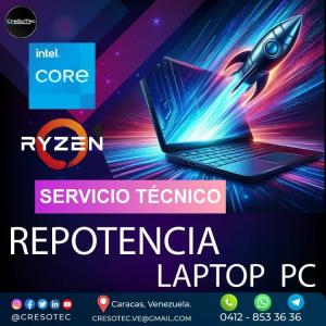 REPOTENCIACIN ACTUALIZACION LAPTOP PC A DOMICILIO CARACAS