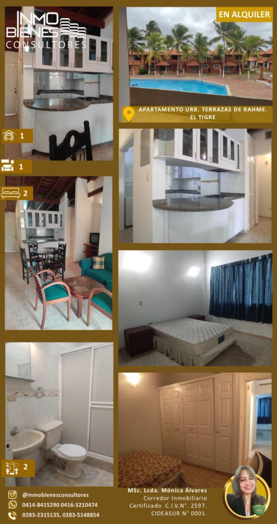 Foto Apartamento en Alquiler en El Tigre, Anzotegui - U$D 250 - APA191226 - BienesOnLine