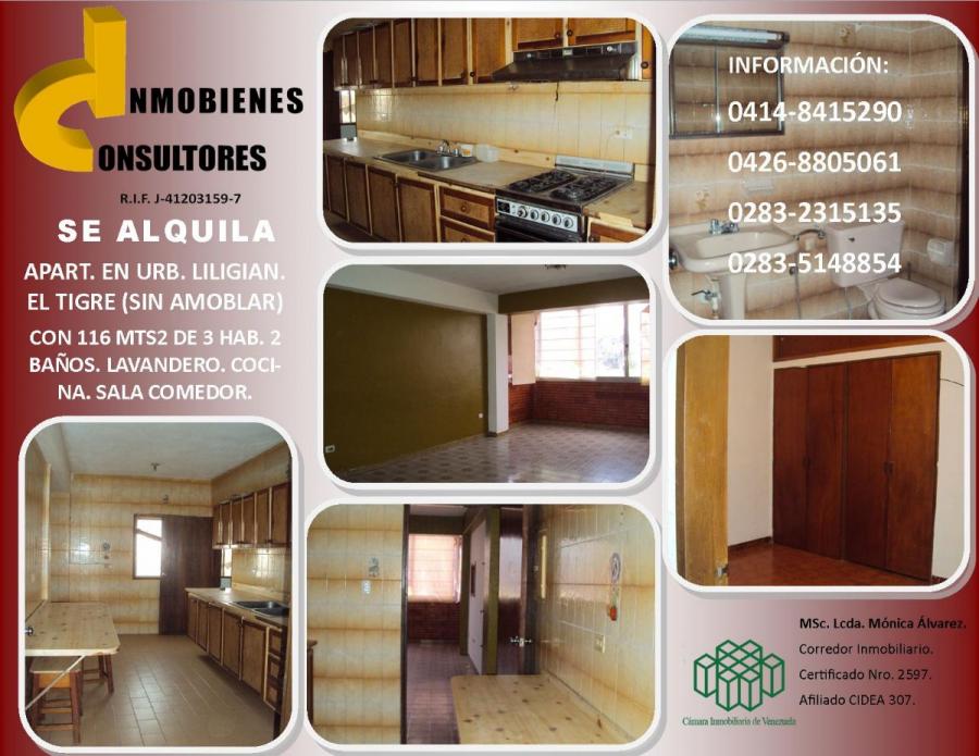 Foto Apartamento en Alquiler en El Tigre, Anzotegui - BsF 480.000 - APA114697 - BienesOnLine