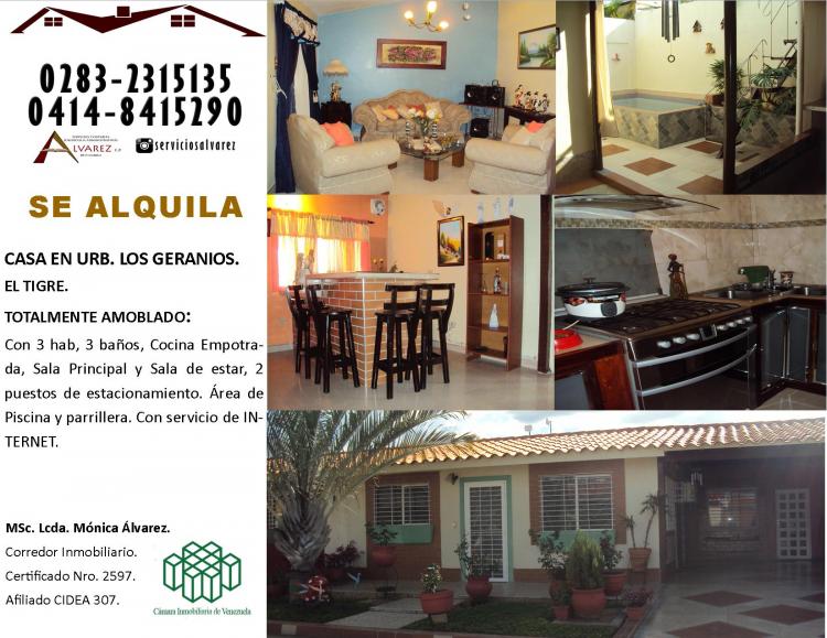 Foto Casa en Alquiler en El Tigre, Anzotegui - BsF 200 - CAA105591 - BienesOnLine