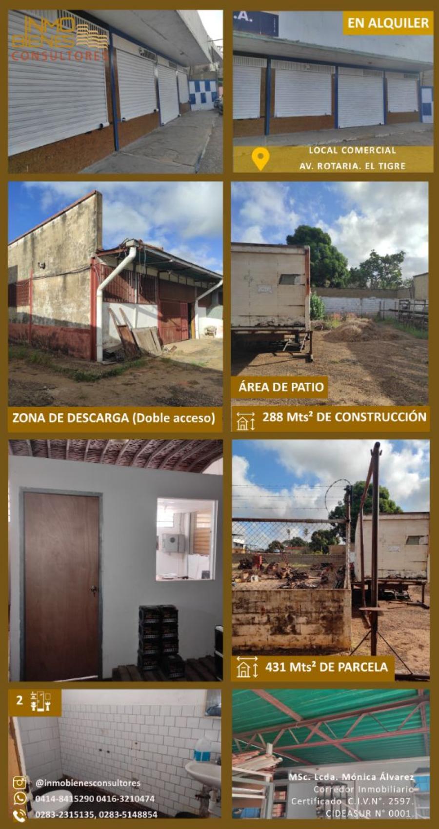 Foto Local en Alquiler en El Tigre, Anzotegui - U$D 300 - LOA218457 - BienesOnLine