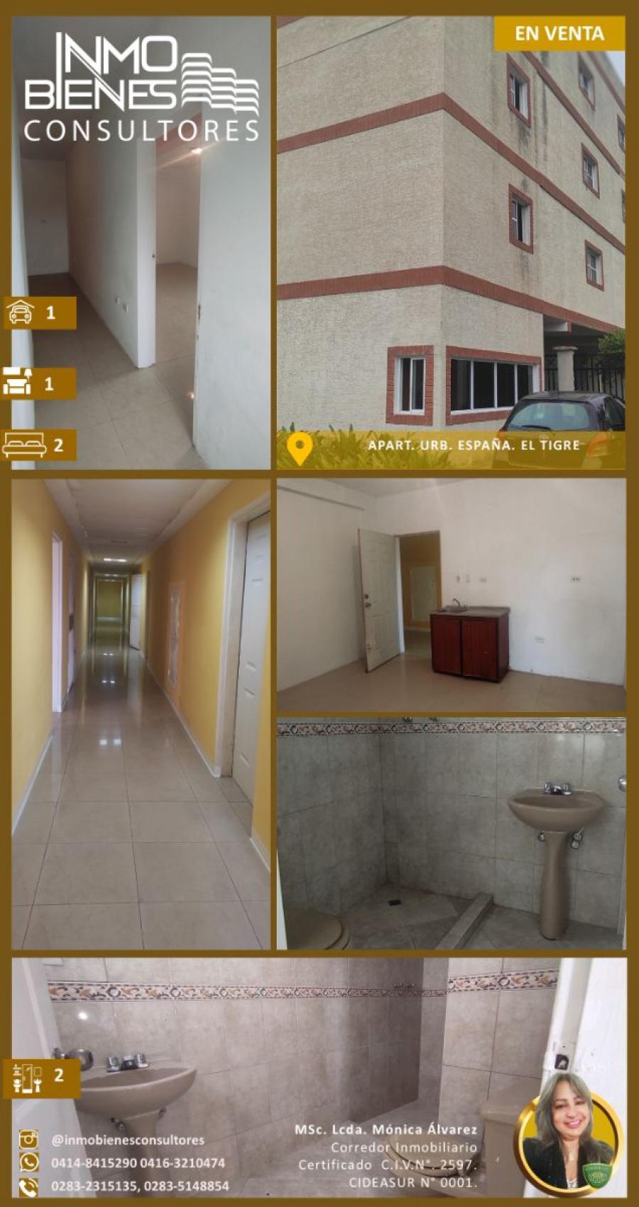 Foto Apartamento en Venta en Edmundo Barrios, El Tigre, Anzotegui - U$D 10.000 - APV191199 - BienesOnLine