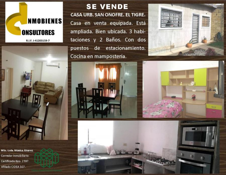 Foto Casa en Venta en El Tigre, Anzotegui - BsF 21.000 - CAV114052 - BienesOnLine