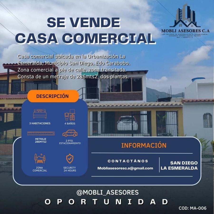 Foto Casa en Venta en La esmeralda, San Diego, Carabobo - U$D 85.000 - CAV215120 - BienesOnLine