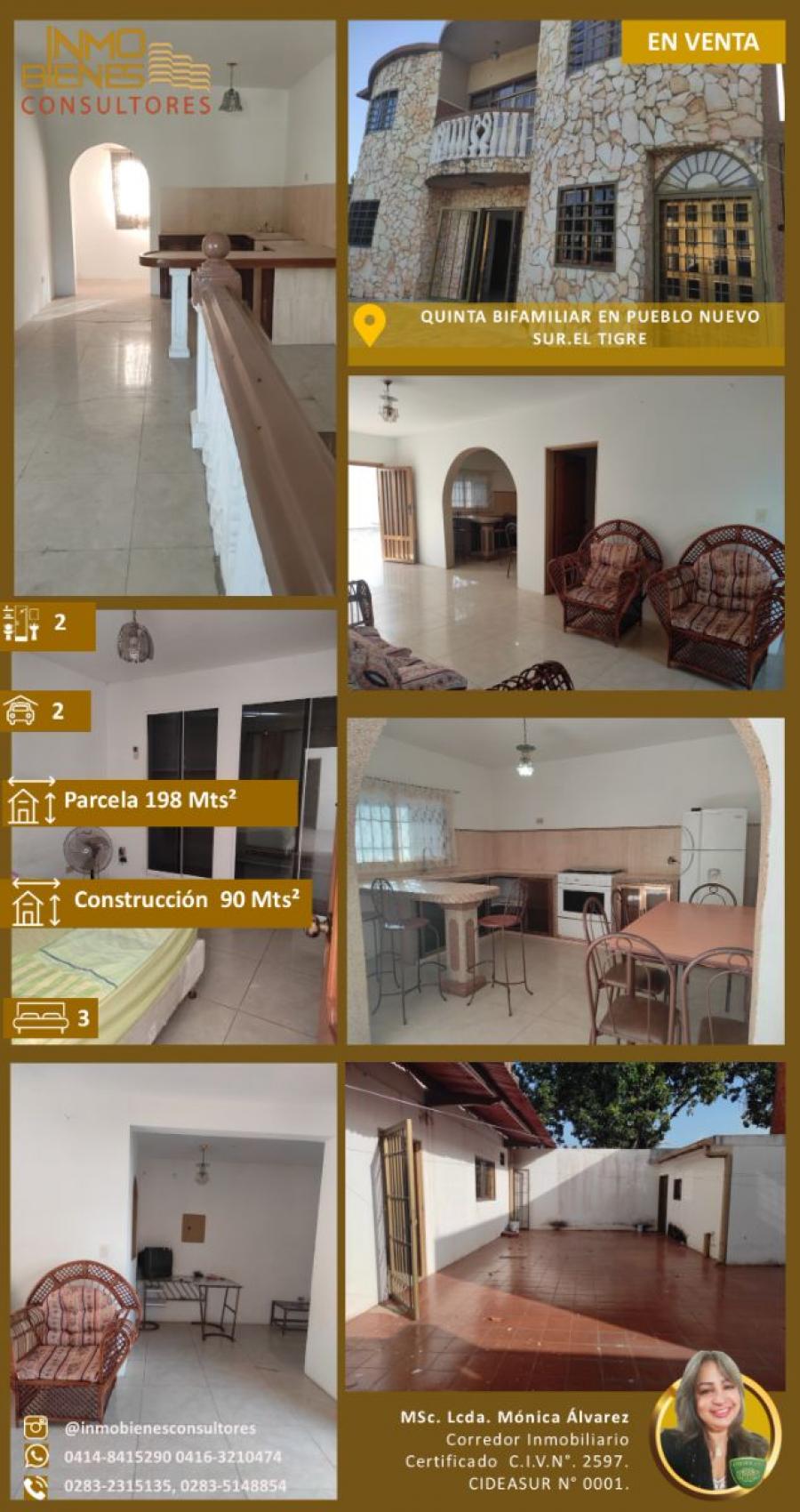 Foto Casa en Venta en Edmundo Barrios, El Tigre, Anzotegui - U$D 44.999 - CAV192150 - BienesOnLine