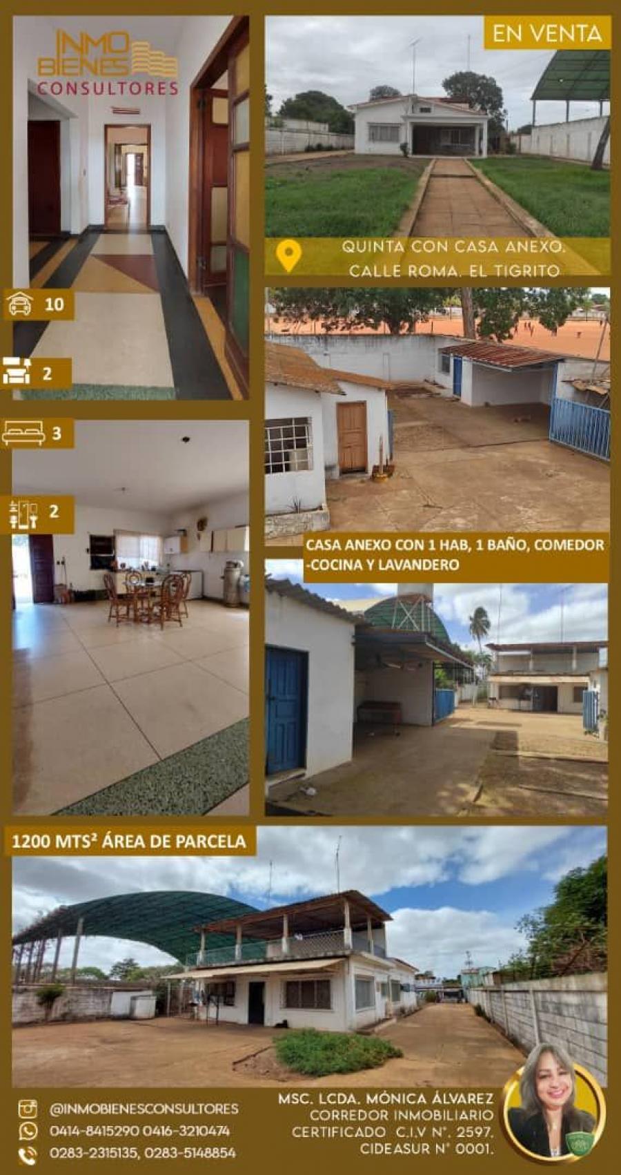 Foto Casa en Alquiler en Guanipa, El Tigrito, Anzotegui - U$D 280 - CAA192479 - BienesOnLine