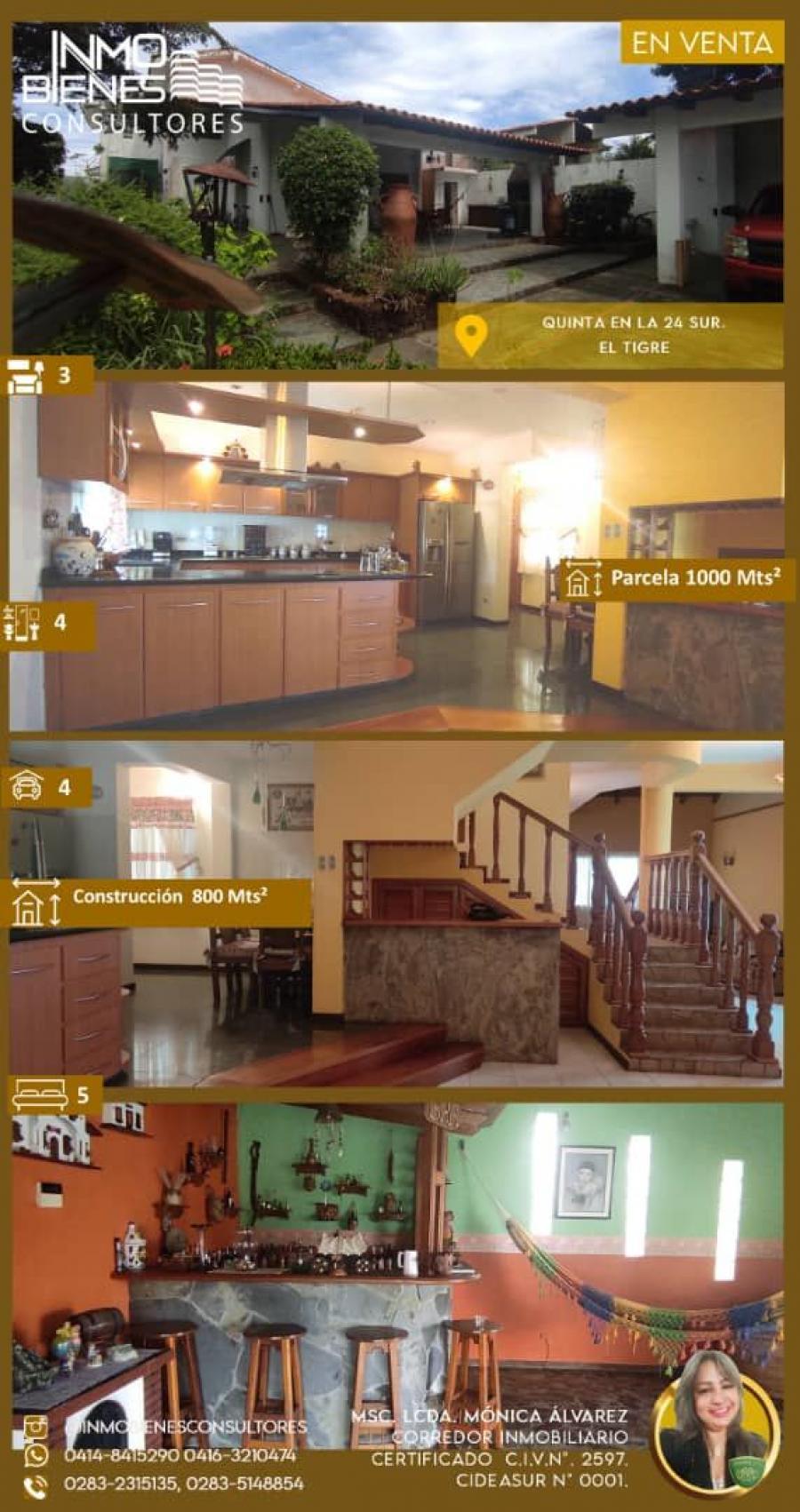 Foto Quinta en Venta en El Tigre, Anzotegui - U$D 200.000 - QUV202072 - BienesOnLine