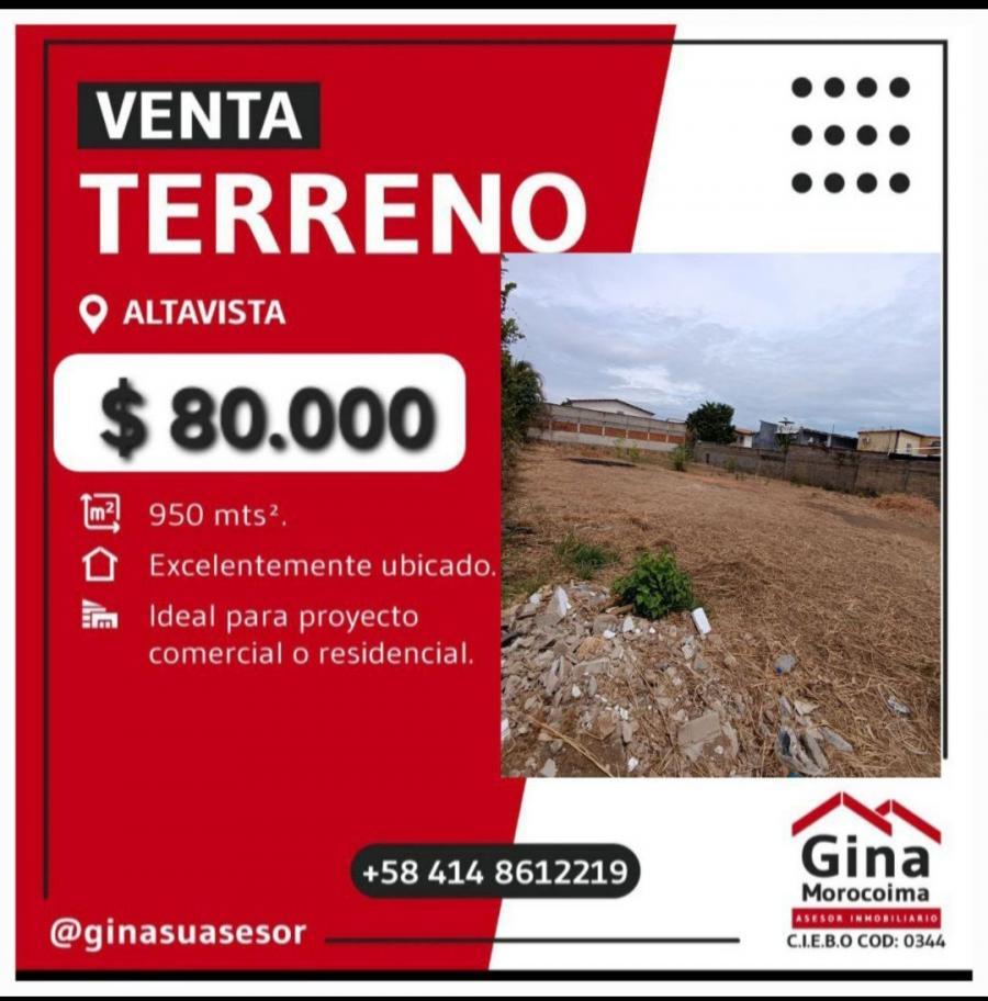 Foto Terreno en Venta en Universidad, Puerto Ordaz, Bolvar - U$D 80.000 - TEV212540 - BienesOnLine