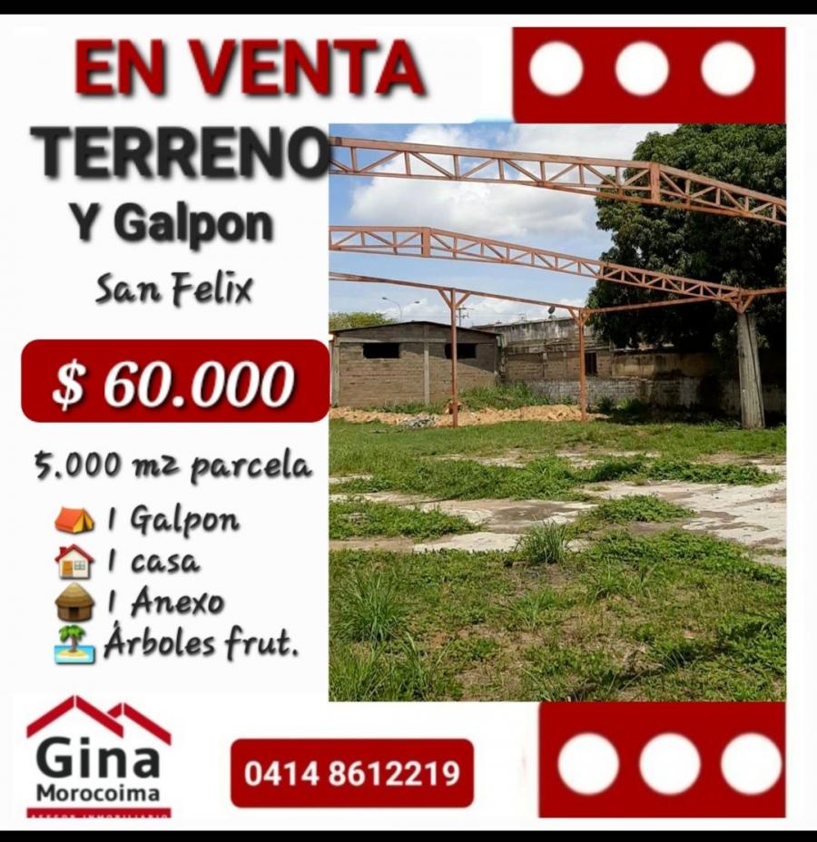 Foto Terreno en Venta en Francisca Duarte, San felix, Bolvar - U$D 60.000 - TEV212547 - BienesOnLine