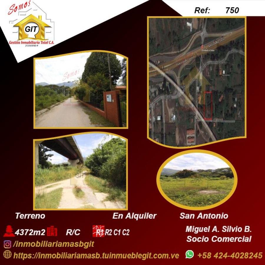 Foto Terreno en Alquiler en La Cumaca, San Diego, Carabobo - U$D 750 - TEA208045 - BienesOnLine