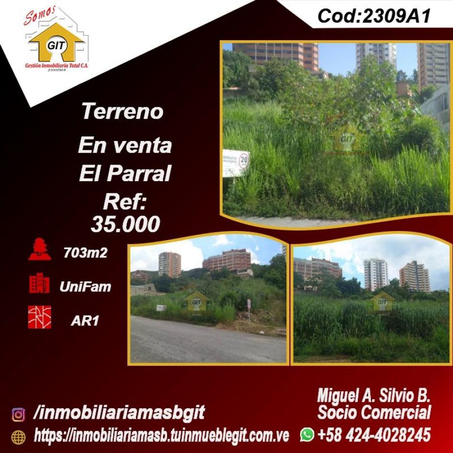 Foto Terreno en Venta en Parral 4Av, Valencia, Carabobo - U$D 35.000 - TEV206560 - BienesOnLine