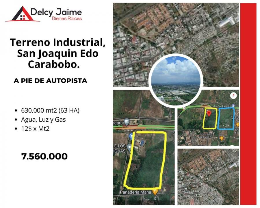 Foto Terreno en Venta en Zona Industrial, San Joaqun, Carabobo - 63 hectareas - U$D 7.560.000 - TEV193715 - BienesOnLine