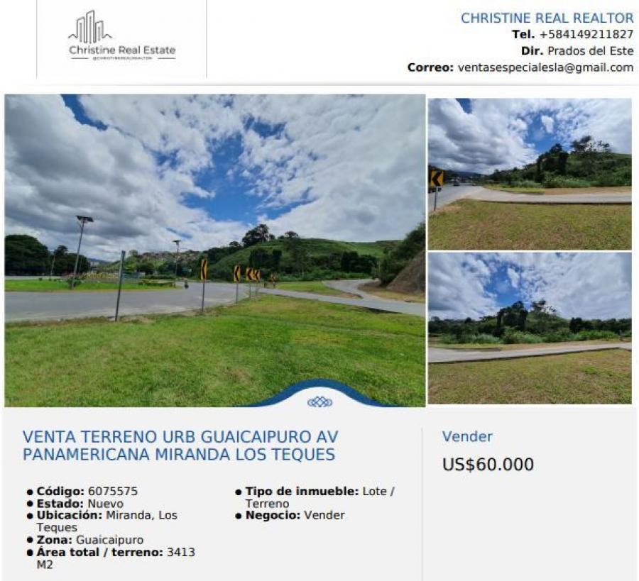 Foto Terreno en Venta en Urb Guaicaipuro, Caracas, Distrito Federal - U$D 60.000 - TEV183787 - BienesOnLine