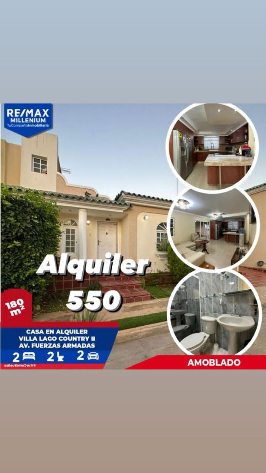 Foto Casa en Alquiler en Maracaibo, Maracaibo, Zulia - U$D 550 - CAA219845 - BienesOnLine