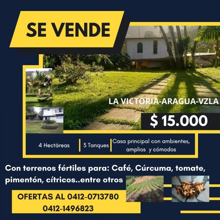 Foto Finca en Venta en Municipio José Rafael Revenga, Los Naranjos Tasajera, Aragua - U$D 15.000 - FIV174735 - BienesOnLine