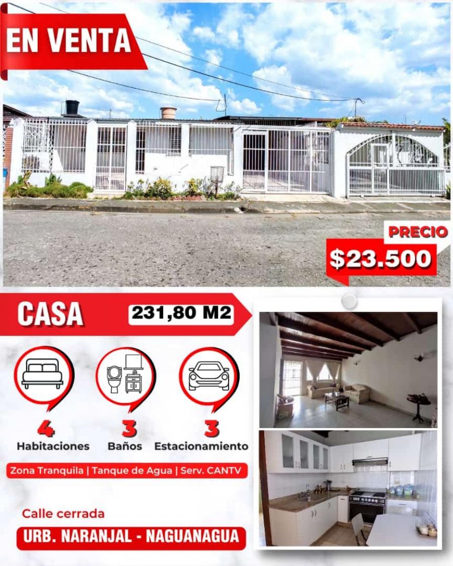 Foto Casa en Venta en NAGUANAGUA, VALENCIA, Carabobo - U$D 23.500 - CAV198632 - BienesOnLine