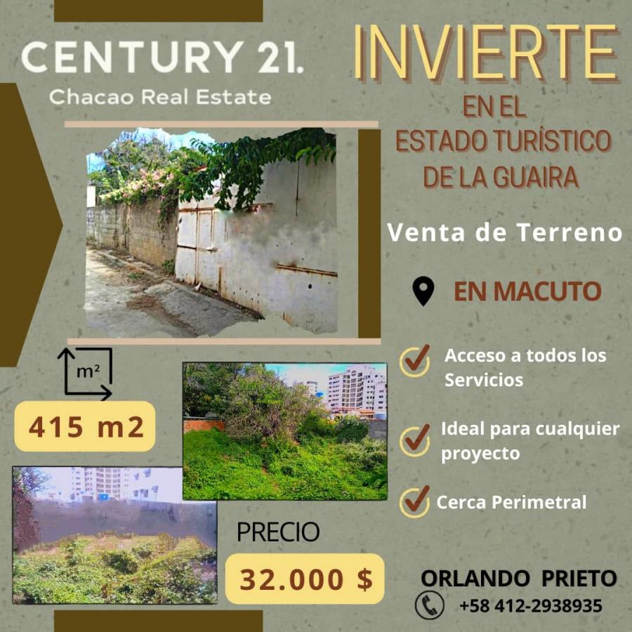 Foto Terreno en Venta en Macuto, Macuto, Vargas - U$D 24.000 - TEV193505 - BienesOnLine