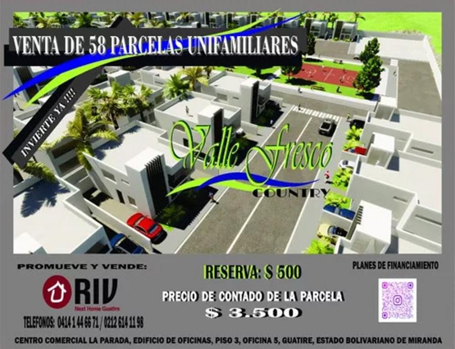 Foto Terreno en Venta en Guatire, Guatire, Miranda - U$D 3.500 - TEV195726 - BienesOnLine